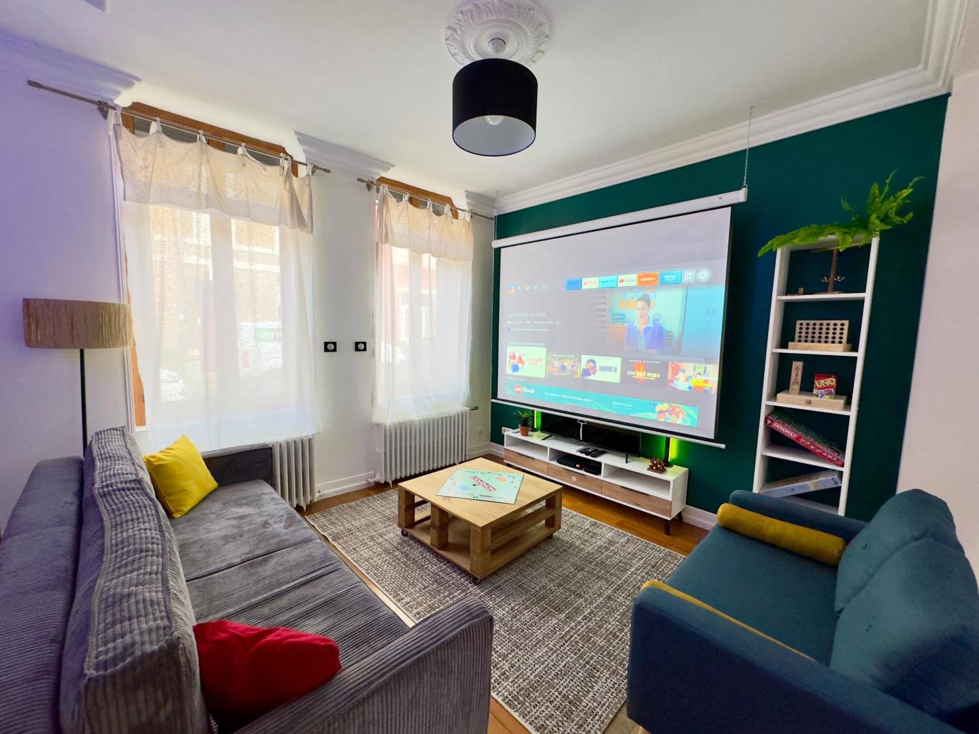 Maison 3Ch - Cinema - Game Room - Parking - Gare Amiens Bagian luar foto