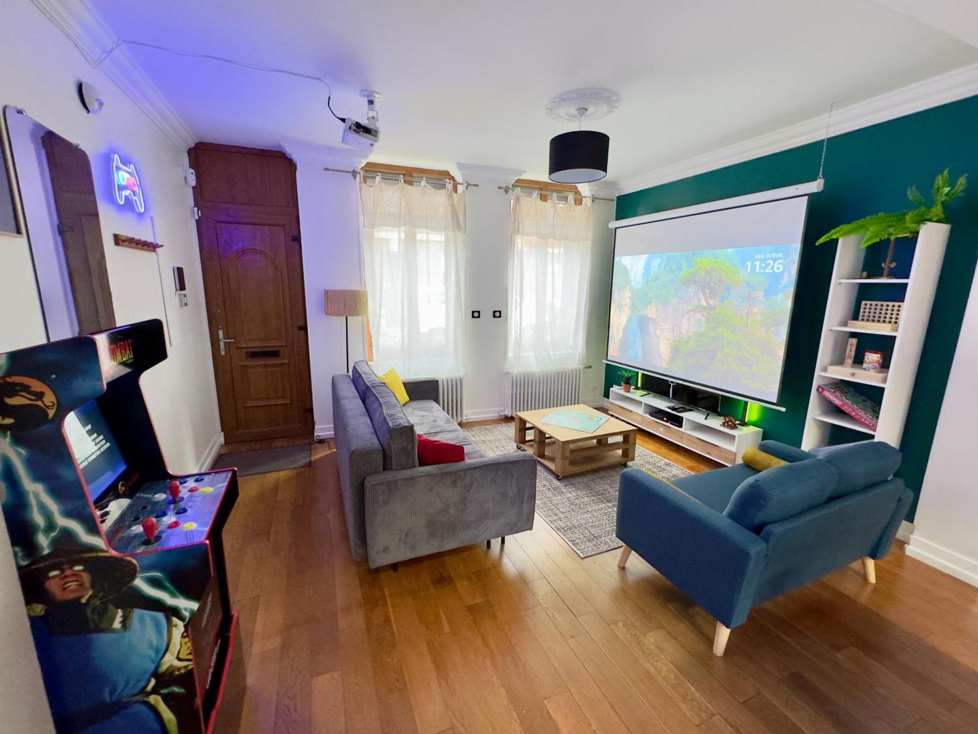 Maison 3Ch - Cinema - Game Room - Parking - Gare Amiens Bagian luar foto