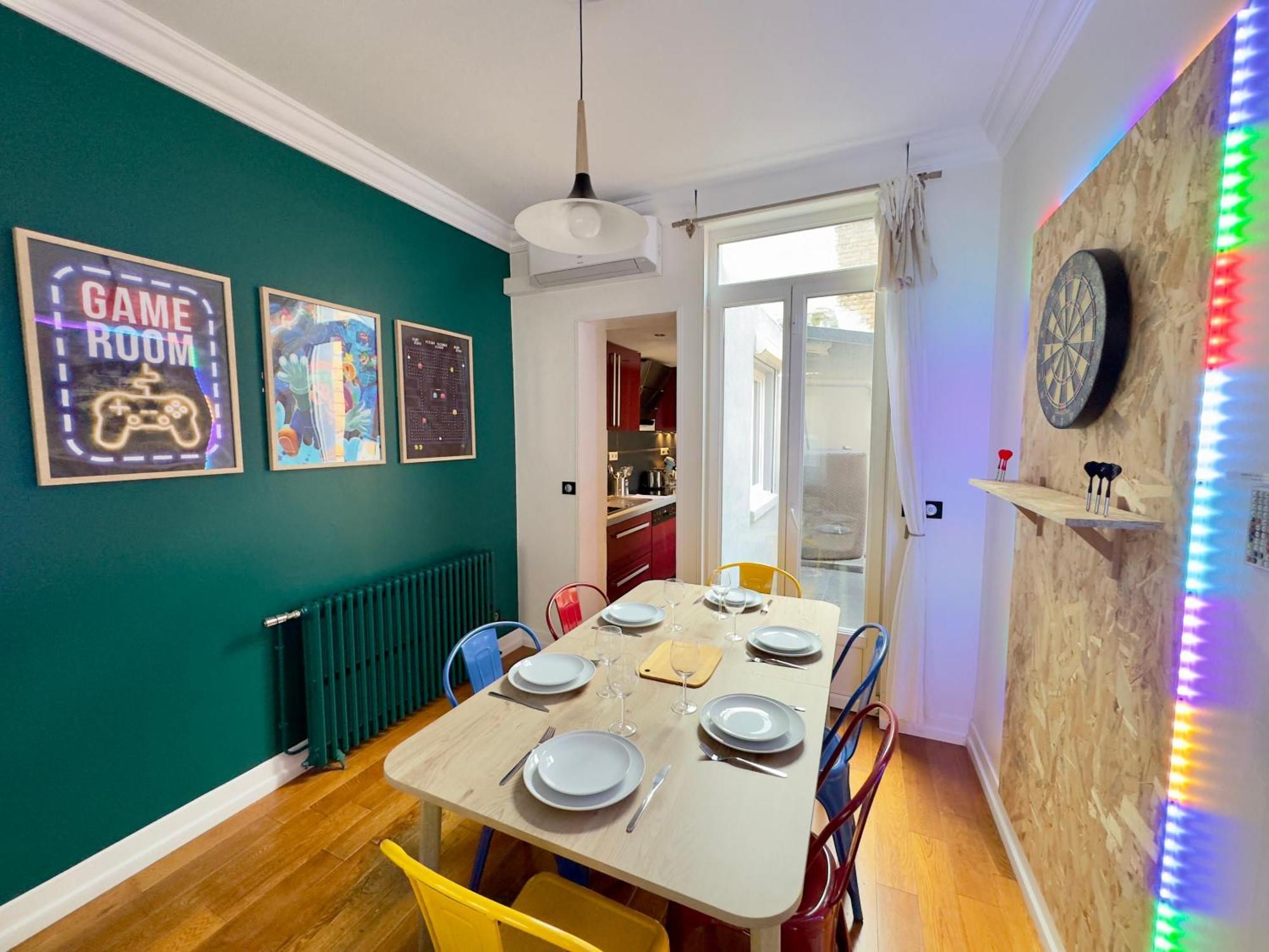 Maison 3Ch - Cinema - Game Room - Parking - Gare Amiens Bagian luar foto